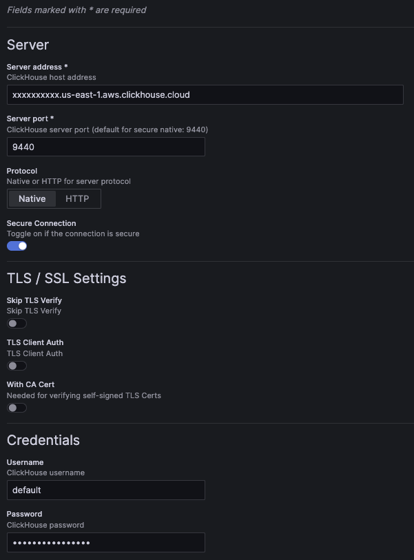 Пример безопасной конфигурации